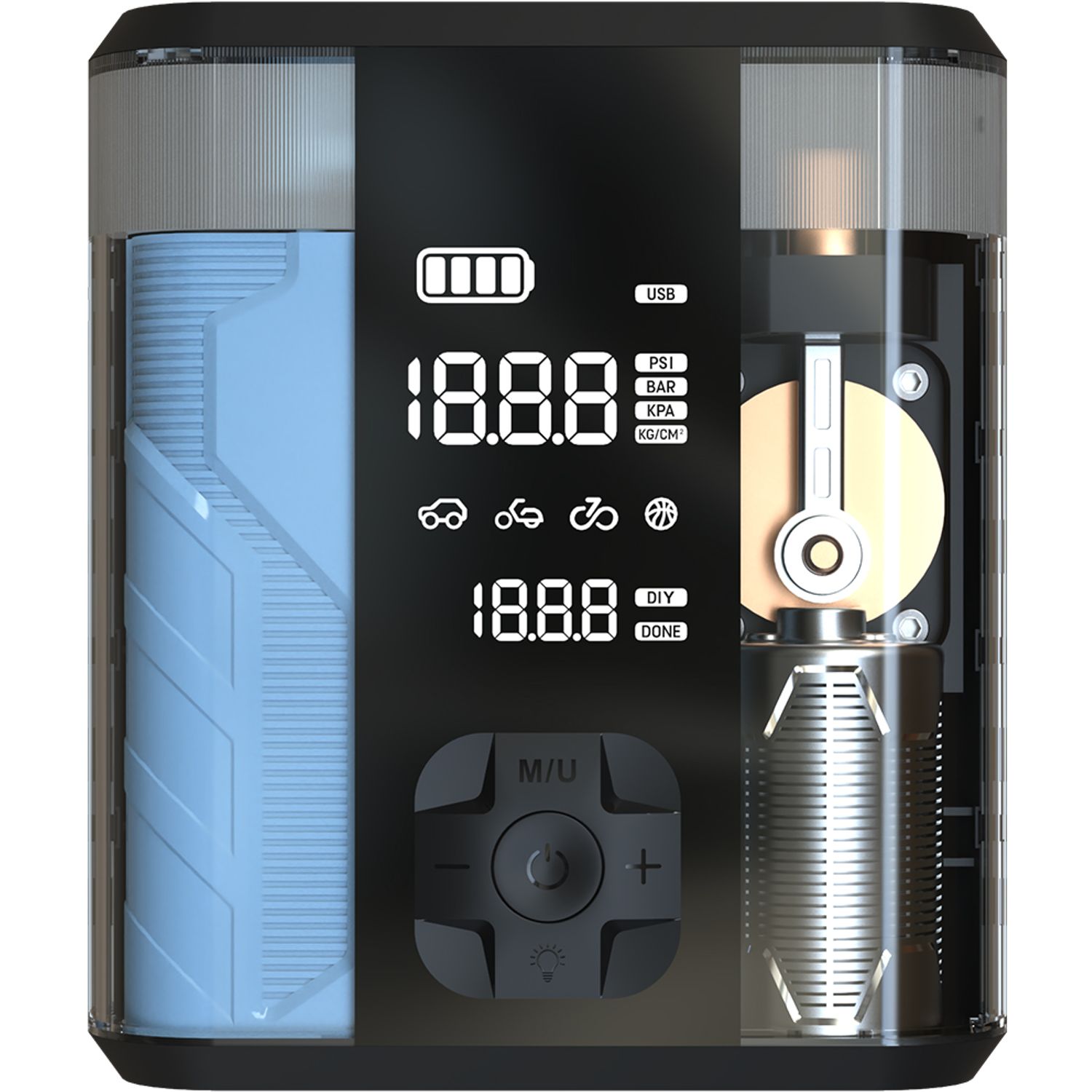 Powerology Multi-Functional Jump Start Air Compressor PPBCHA4701