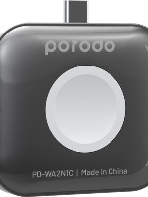 شارژر وایرلس اپل واچ و ایرپاد پرودو مدل Porodo Dual-Dock Wireless Charger PD-WA2N1C-GY