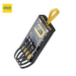 پاوربانک Green Lion Transparent Pro 10000mAh با شارژ سریع و کابل‌های داخلی