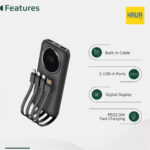 پاوربانک Green Lion Power Pulse 10000mAh با شارژ سریع PD و نمایشگر دیجیتال - Image 2