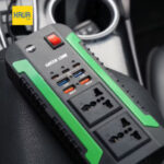 اینورتر برق گرین لاین مدل Spark 300 با توان 300 وات و 9 پورت خروجی – مشکی - Image 3