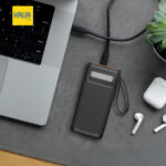 پاوربانک 60000 میلی‌آمپرساعت پورودو با شارژ سریع 65 وات PD و شارژ لپ‌تاپ – مشکی - Image 3