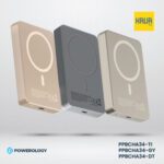 پاوربانک Powerology 10000mAh MagSafe با شارژ سریع، خروجی بی‌سیم و نمایشگر باتری - Image 3