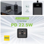 پاوربانک Green Lion Power Tank 50000mAh با کابل داخلی، شارژ سریع و نمایشگر LED - Image 3